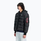 Men's Alpha Industries Hooded Puffer Faux Down jacket black