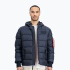 Men's Alpha Industries Hooded Puffer Faux Down jacket rep.blue