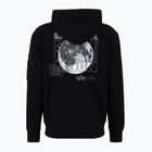 Alpha Industries men's sweatshirt Dark Side black / reflective