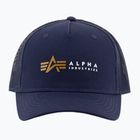 Men's Alpha Industries Label Trucker baseball cap rep.blue