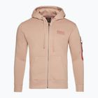 Men's Alpha Industries Back Print Zip sweatshirt dusty coral