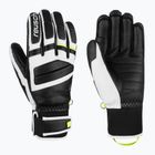 Ski gloves Reusch Master Pro black/white/safety yellow