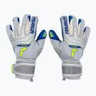 Reusch Attrakt Gold X grey-blue goalkeeper's gloves 5270945-6006