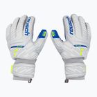 Reusch Attrakt Silver grey children's goalkeeping gloves 5272215