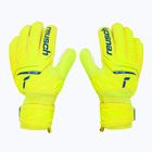 Reusch Attrakt Grip children's goalkeeping gloves yellow 5272815