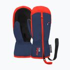 Children's ski gloves Reusch Ben Mitten dress blue/cherry tomato