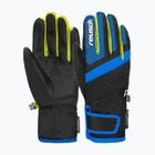 Reusch Duke R-Tex XT children's ski gloves black/brilliant blue/safety yellow