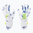 Reusch Pure Contact Silver Junior children's goalkeeper gloves white 5372200-1089