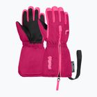 Children's ski gloves Reusch Tom fuchs purp/knockout pink