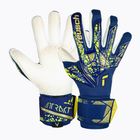 Reusch Attrakt Gold X GluePrint premium blue/gold goalkeeper's gloves