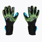 Reusch Pure Contact goalkeeper gloves Aqua black/fluo lime/aqua