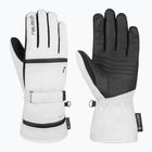 Women's ski gloves Reusch Alison Gore-Tex white/black