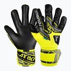 Reusch Attrakt Duo Evolution safety goalkeeper gloves yellow/silver/black