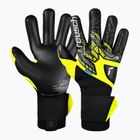 Reusch Attrakt Gold X NC Gravity safety goalkeeper gloves yellow/silver/black