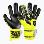 Reusch Attrakt Freegel Silver safety goalkeeper gloves yellow/silver/black
