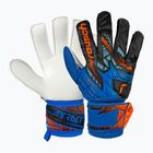 Reusch Attrakt Solid electric blue/shocking orange goalkeeper gloves