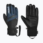 Men's ski gloves Reusch Booster Gore-Tex black/dress blue