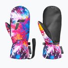 Children's ski gloves Reusch Carter R-Tex XT Junior mitten blck/multicol snowfla