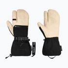 Men's ski gloves Reusch Duality R-Wool Lobster tan/black