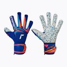 Goalkeeper gloves Reusch Attrakt Fusion NC sharp blue/white/shocking orange
