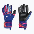 Children's goalkeeper gloves Reusch Attrakt Infinity Evolution NC Junior sharp blue/shocking orange/black