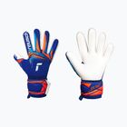 Goalkeeper gloves Reusch Attrakt Advance sharp blue/white/shocking orange