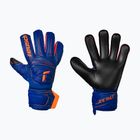 Goalkeeper gloves Reusch Attrakt Infinity Finger Support sharp blue/shocking orange/black