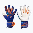 Children's goalkeeper gloves Reusch Attrakt Freegel Advance Junior sharp blue/shocking orange