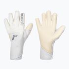 Goalkeeper gloves Reusch Attrakt Gold X Strapless white/silver