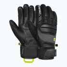 Ski gloves Reusch Profi SL black/dark granite/safety yellow