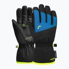Children's ski gloves Reusch Wonder R-TEX® XT Junior blck/bril blu/safety yell