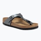 Women's flip flops BIRKENSTOCK Gizeh BF Regular metallic black