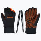 Children's ski gloves ZIENER Lanus-Z AS PR bright orange