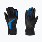 Men's Ski Gloves ZIENER Gabino black/persian blue