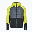 Men's hybrid ski jacket ZIENER Nakos yellow-grey 224280