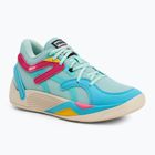 Men's PUMA TRC Blaze Court eggshell blue/electro pool shoes