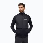 Jack Wolfskin men's fleece sweatshirt Dormer black