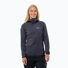 Jack Wolfskin women's fleece jacket Kolbenberg Hooded Fz graphite