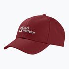 Jack Wolfskin Baseball Cap deep ruby