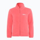 Jack Wolfskin Taunus sunset coral children's fleece sweatshirt