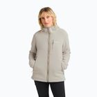 Women's fleece sweatshirt Jack Wolfskin Cradle Mountain Pile Full Zip pale sand