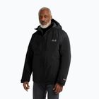 Men's down jacket Jack Wolfskin Icecape 2L Down Ins Rds black