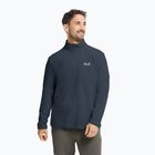 Men's fleece sweatshirt Jack Wolfskin Taunus 100 Half Zip midnight sky