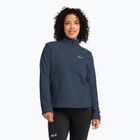 Women's fleece sweatshirt Jack Wolfskin Taunus 100 Half Zip midnight sky