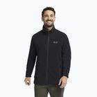 Men's fleece sweatshirt Jack Wolfskin Taunus 100 Full Zip black