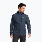 Men's wind jacket Jack Wolfskin Wild Winds Hooded midnight sky