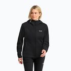 Women's softshell jacket Jack Wolfskin Windhain 2 Hoody black