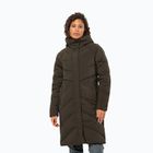 Women's down coat Jack Wolfskin Marienplatz Coat obsidian moss