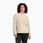 Women's fleece sweatshirt Jack Wolfskin Taunus 100 Half Zip oyster