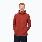 Jack Wolfskin men's Modesto fleece sweatshirt red 1706492_3740